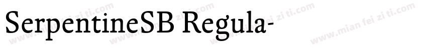 SerpentineSB Regula字体转换